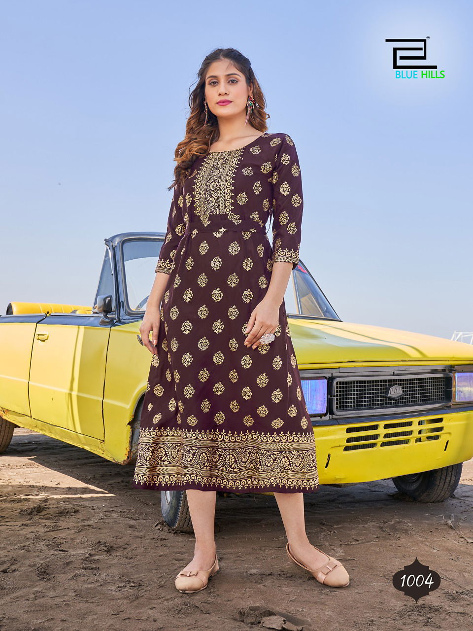 Blue Hills Shehzadi Fancy Ethnic Wear Wholesale Printed Kurtis Catalog